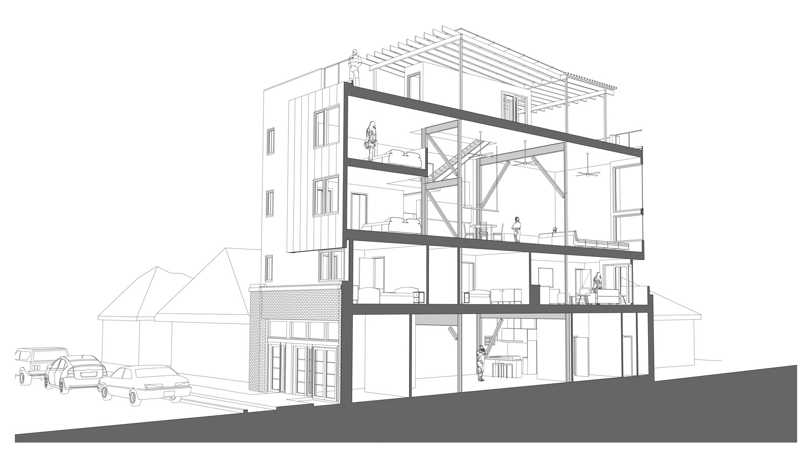 Photo showing 400 E. Martin project in Raleigh